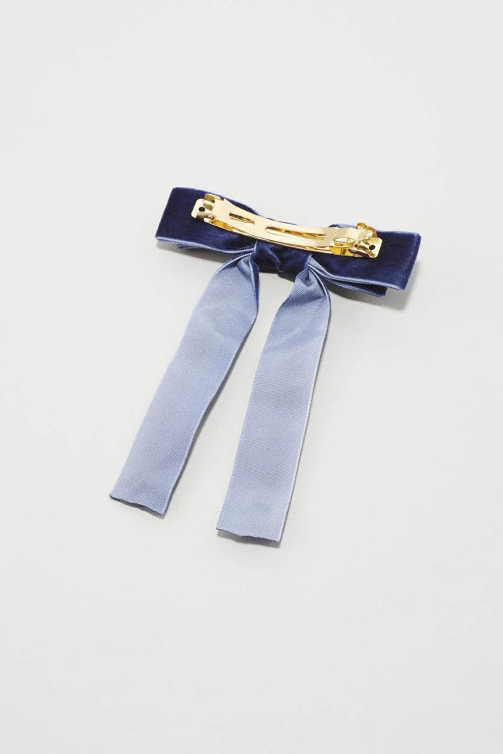GOLDY Decorative Velour Ribbon Barrette