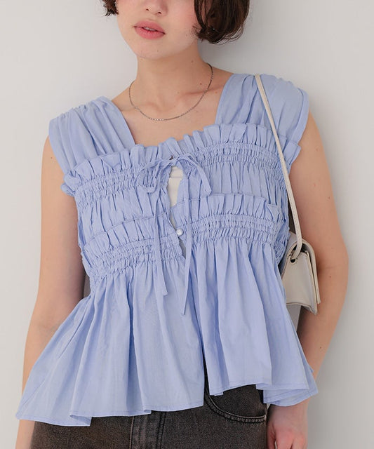titivate 褶褶絲帶sleeveless - Image 2