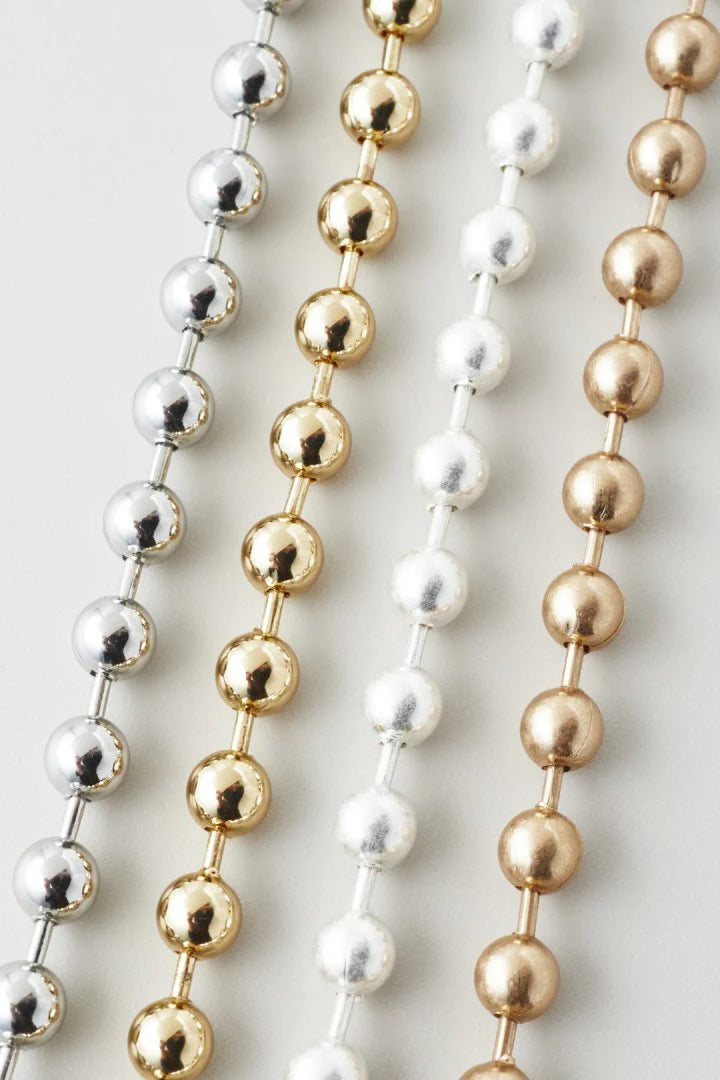 GOLDY Heart Ball Chain Bracelet