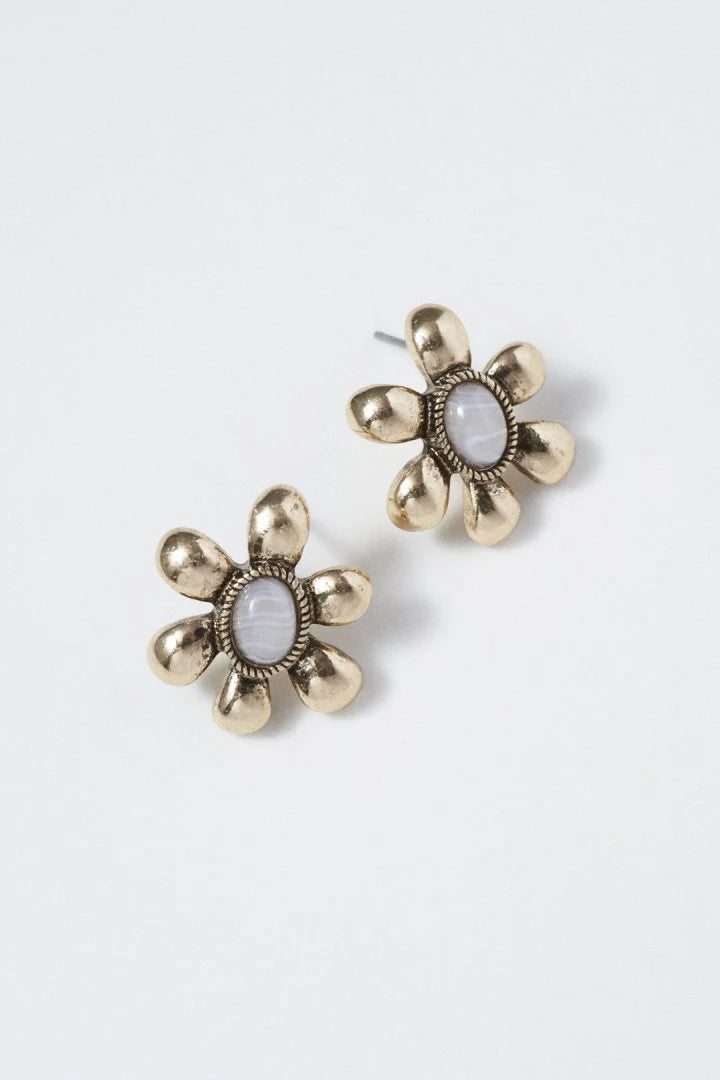 GOLDY Vintage flower Earrings