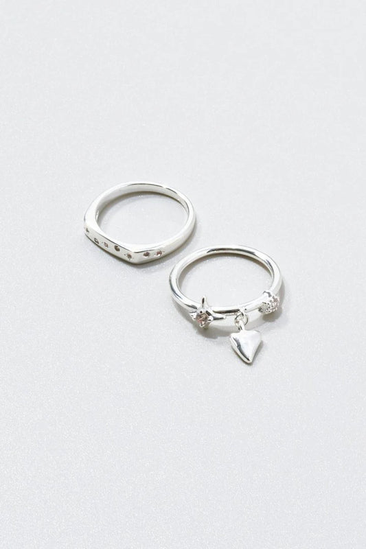 GOLDY Heart Sparkle Ring