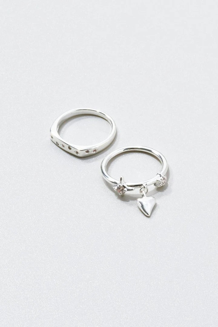 GOLDY Heart Sparkle Ring