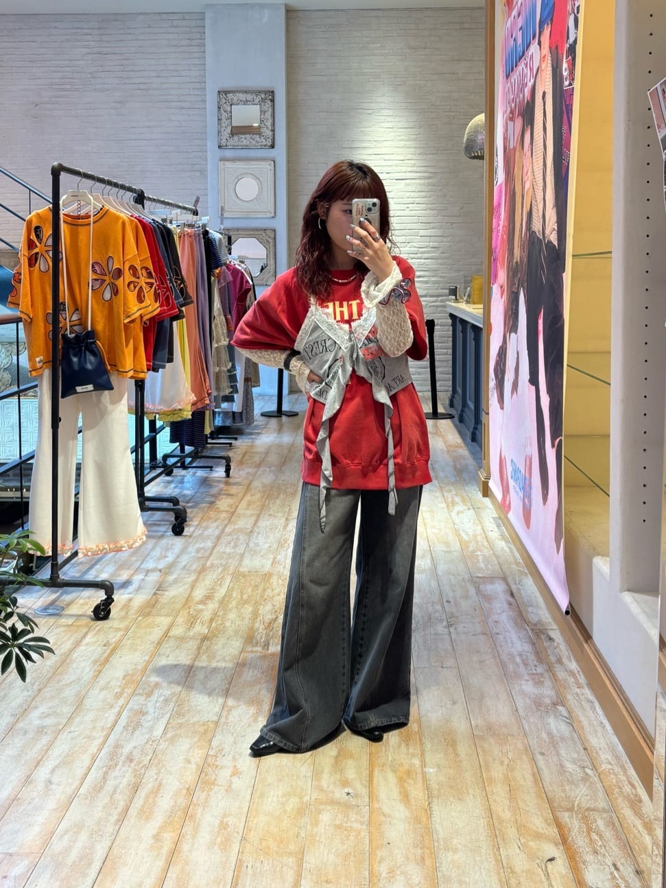 CIAOPANIC Drop frill cut logo bustier