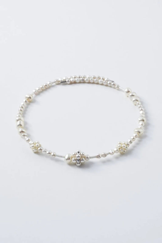 GOLDY Monostone Pearl Neckcuff