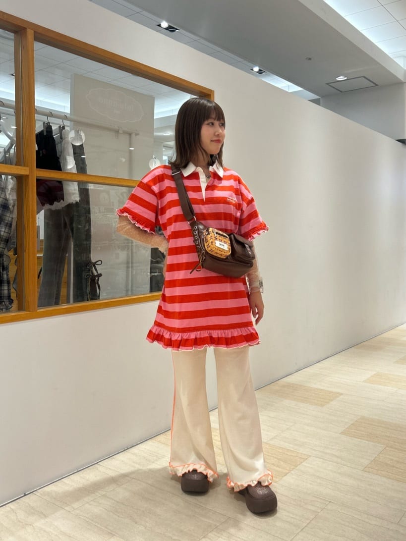 HELLO.SANFRANCISCO 窩夫格喇叭褲