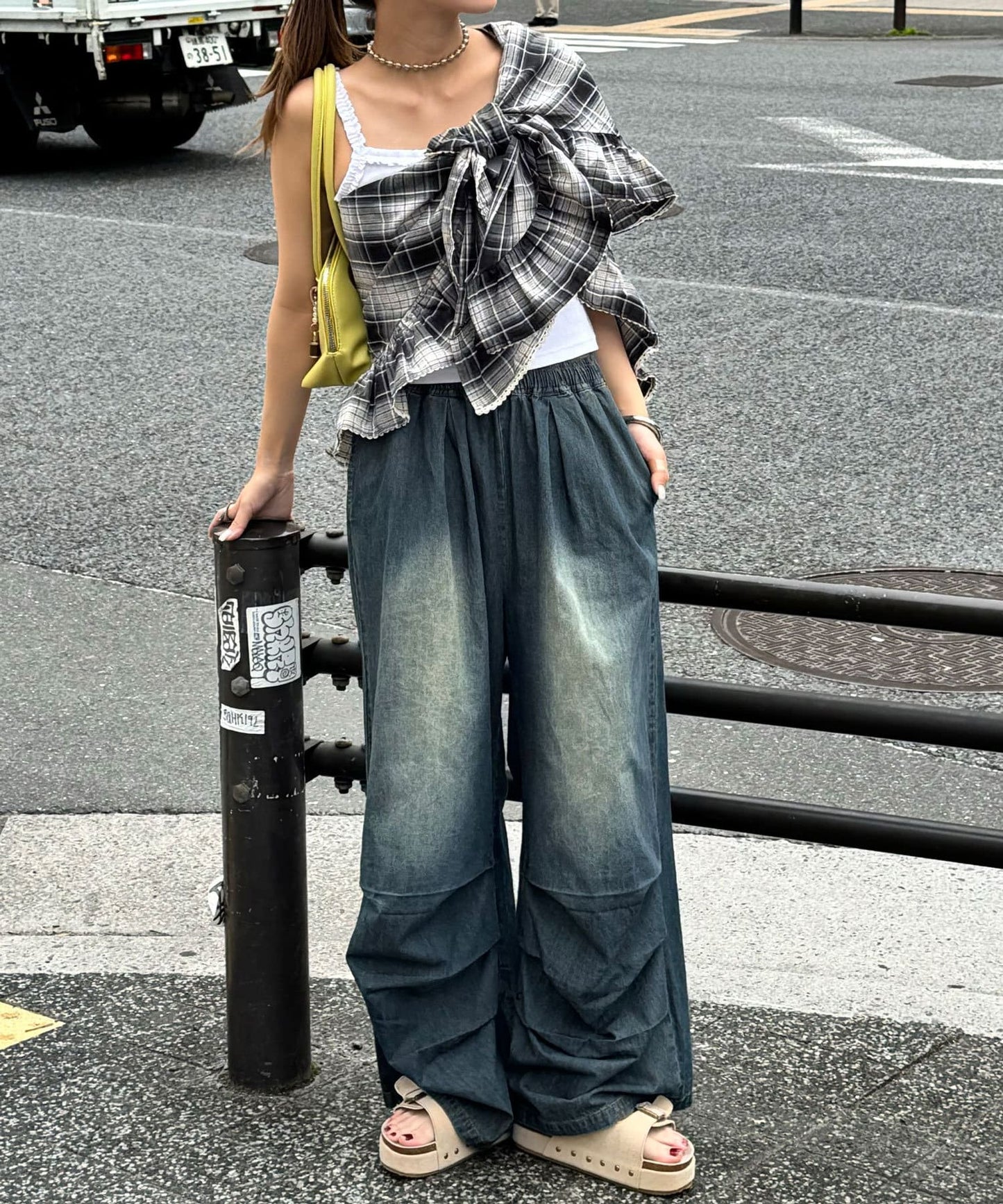 CIAOPANIC 超百搭荷葉邊大圍巾