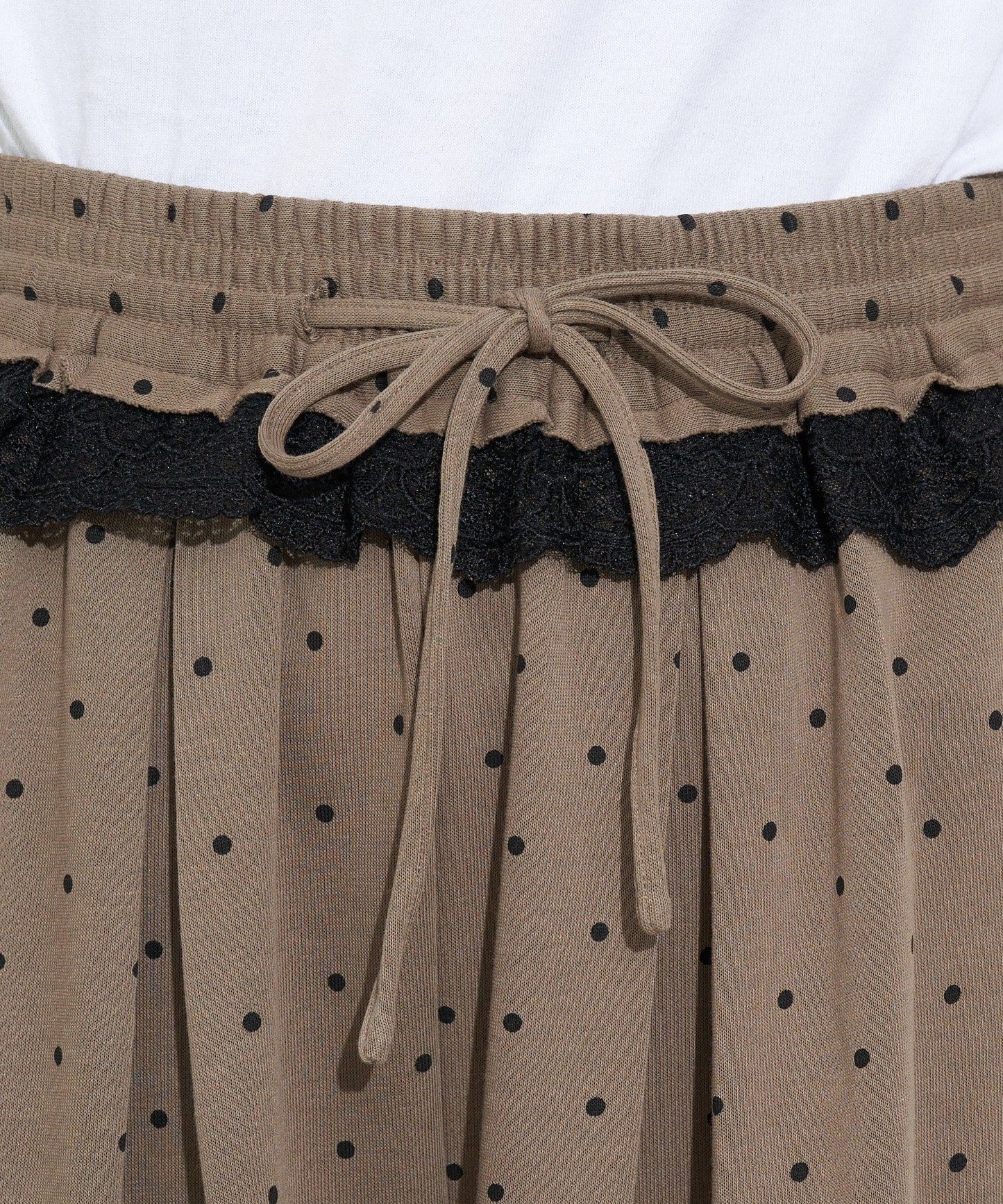 CIAOPANIC Dot curved sweatpants