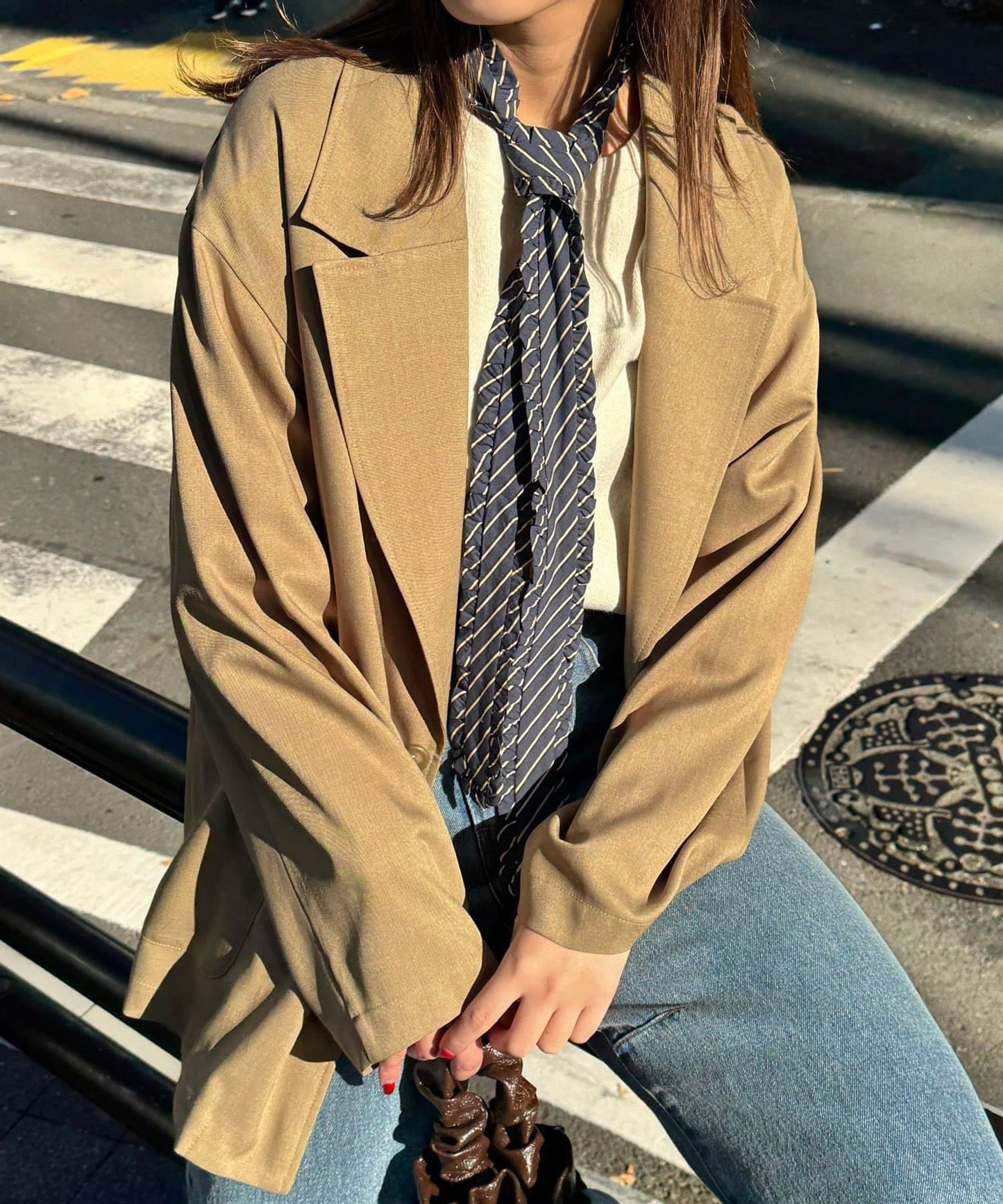 CIAOPANIC Frilled tie