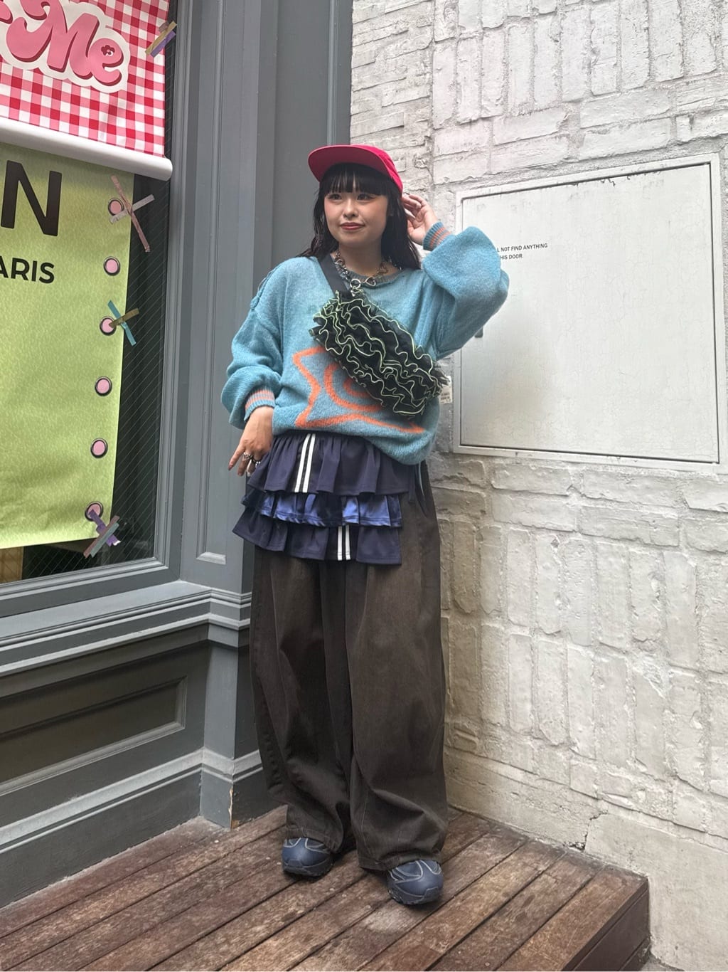 HELLO.SANFRANCISCO 薄紗Ruffle腰包