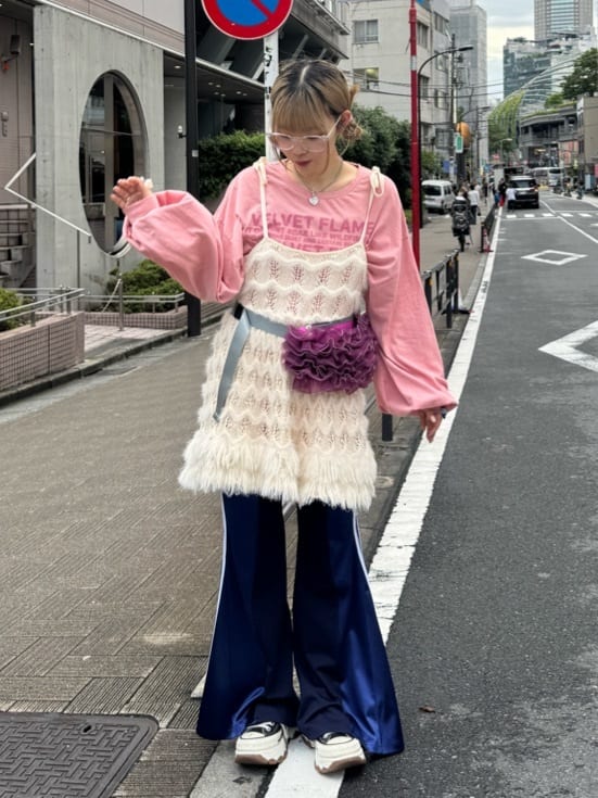 HELLO.SANFRANCISCO 薄紗Ruffle腰包