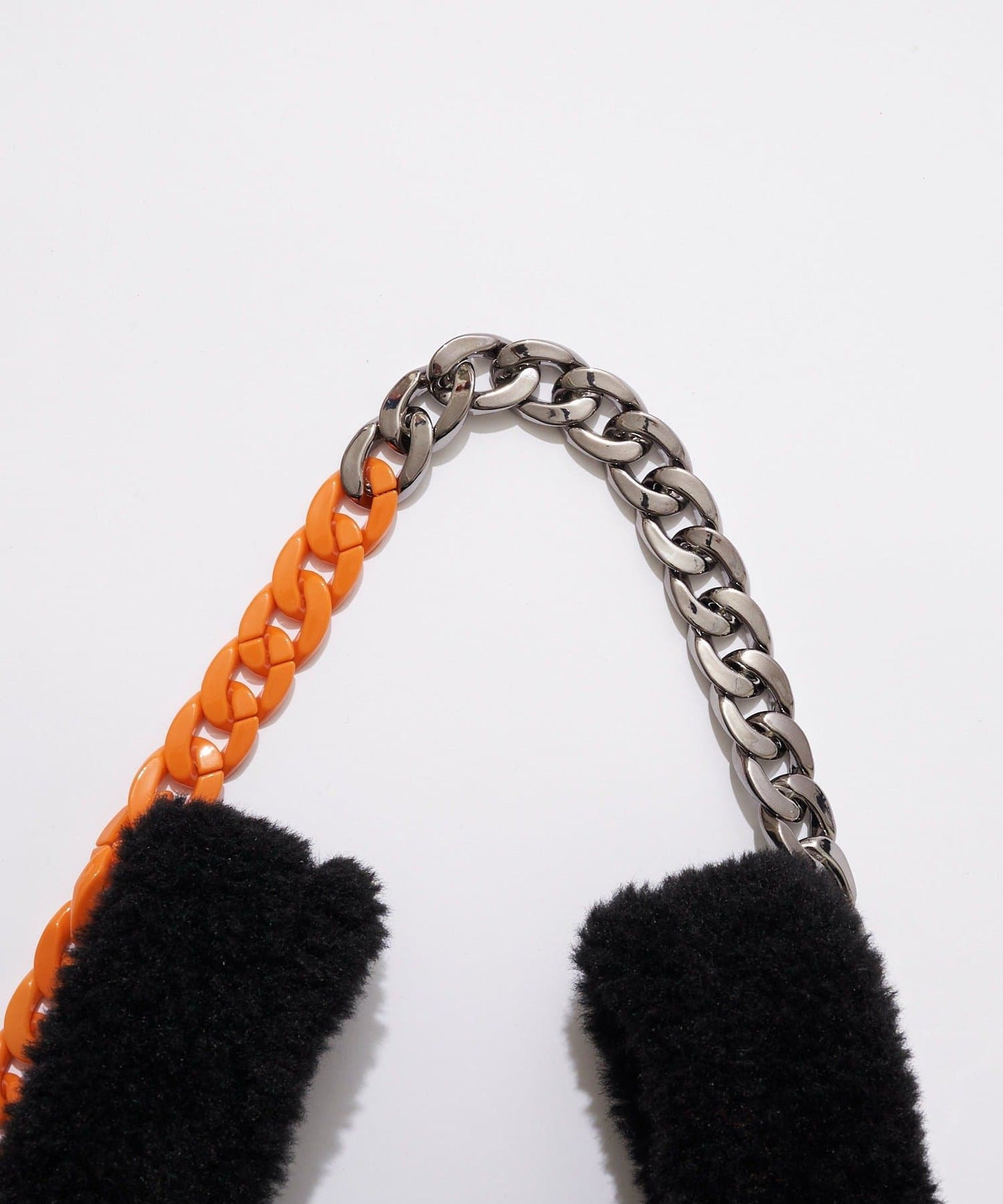 HELLO.SANFRANCISCO Ribbon Fur bag