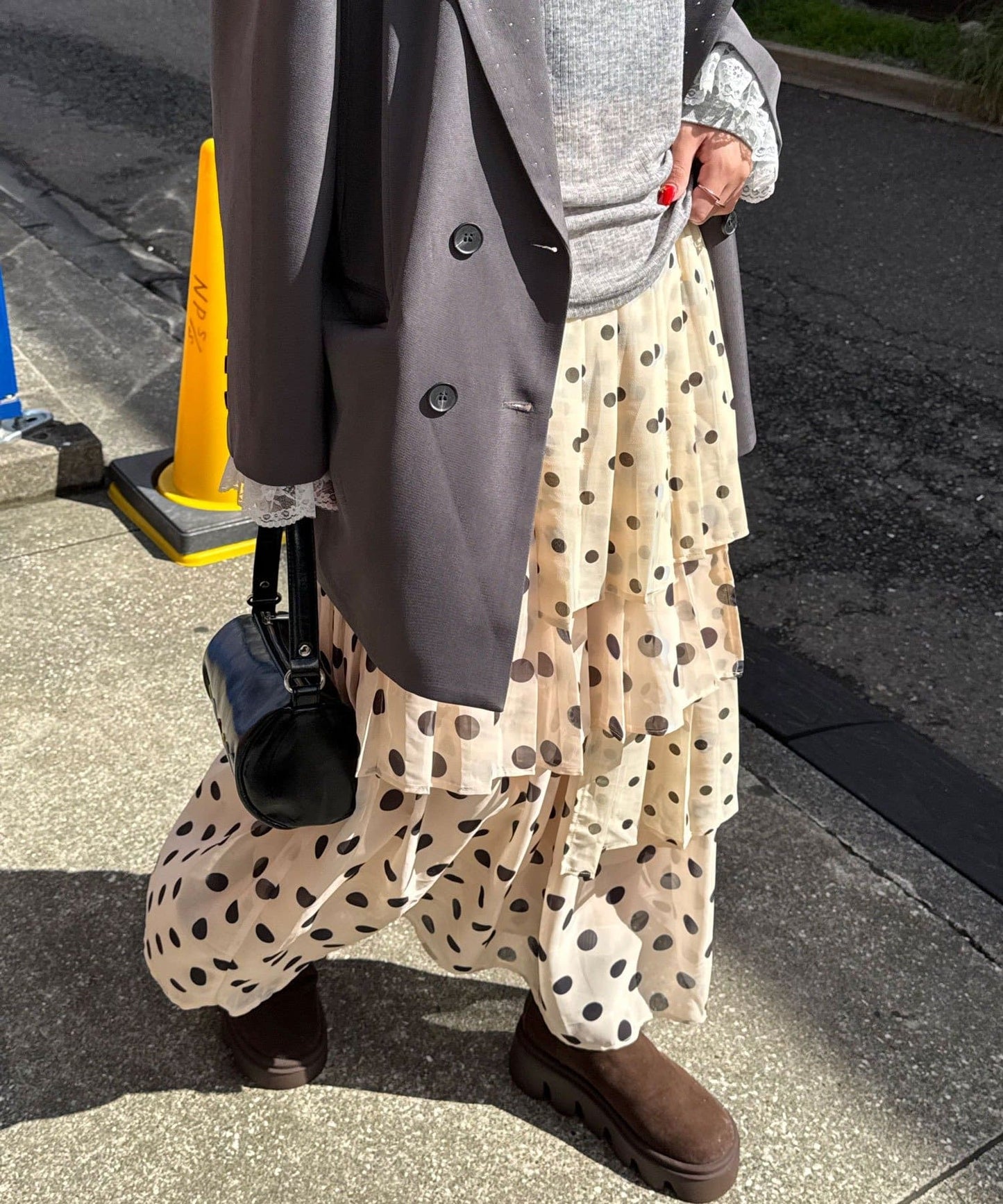 CIAOPANIC 波點半身裙