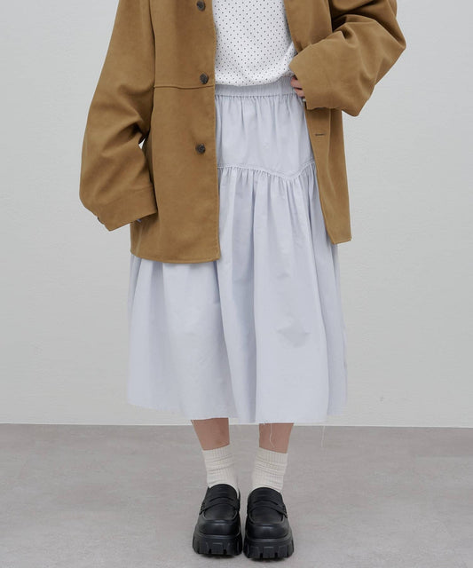 umm. By Discoat Gathered switching skirt