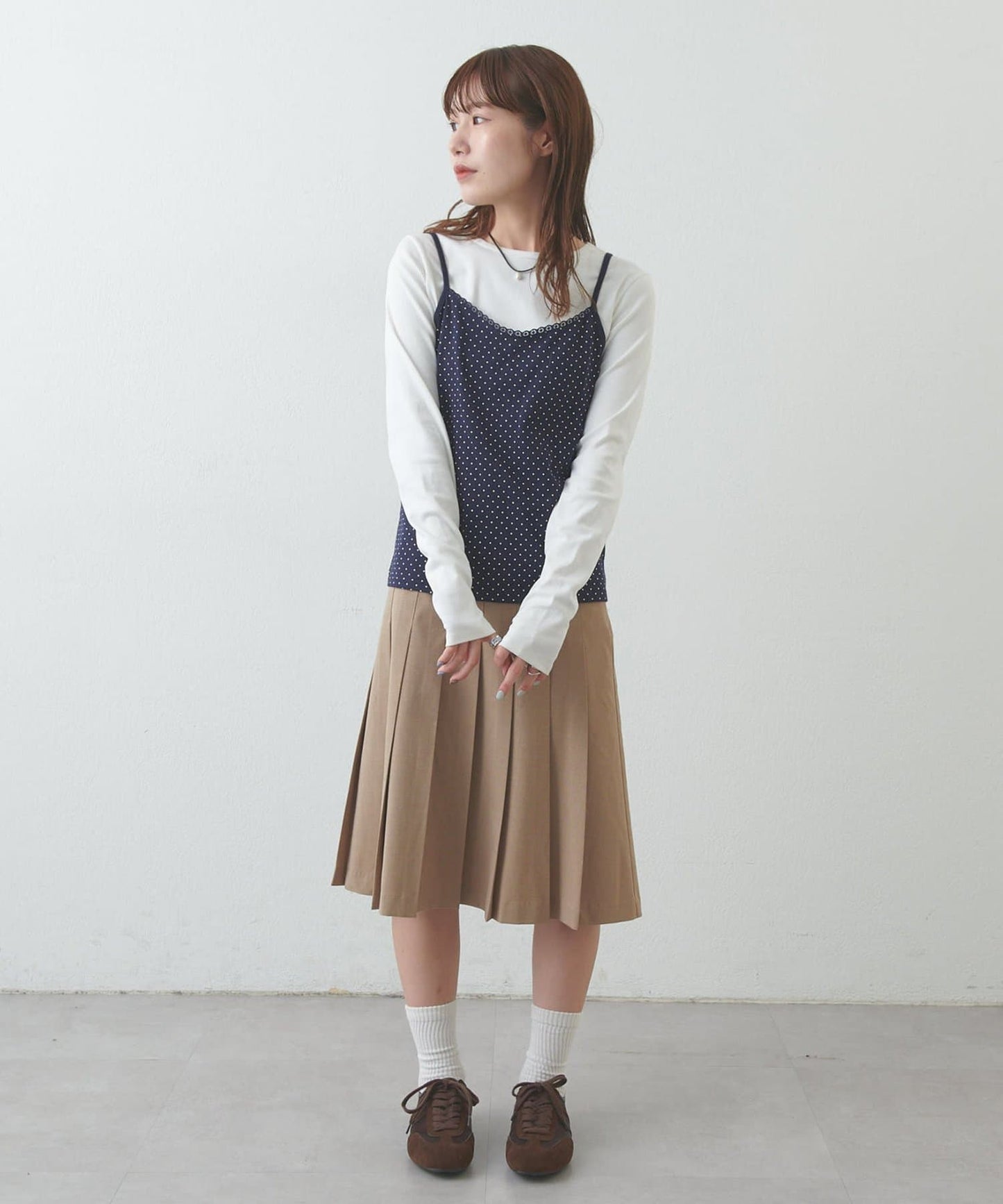 umm By Discoat 波點吊帶+長袖Tee