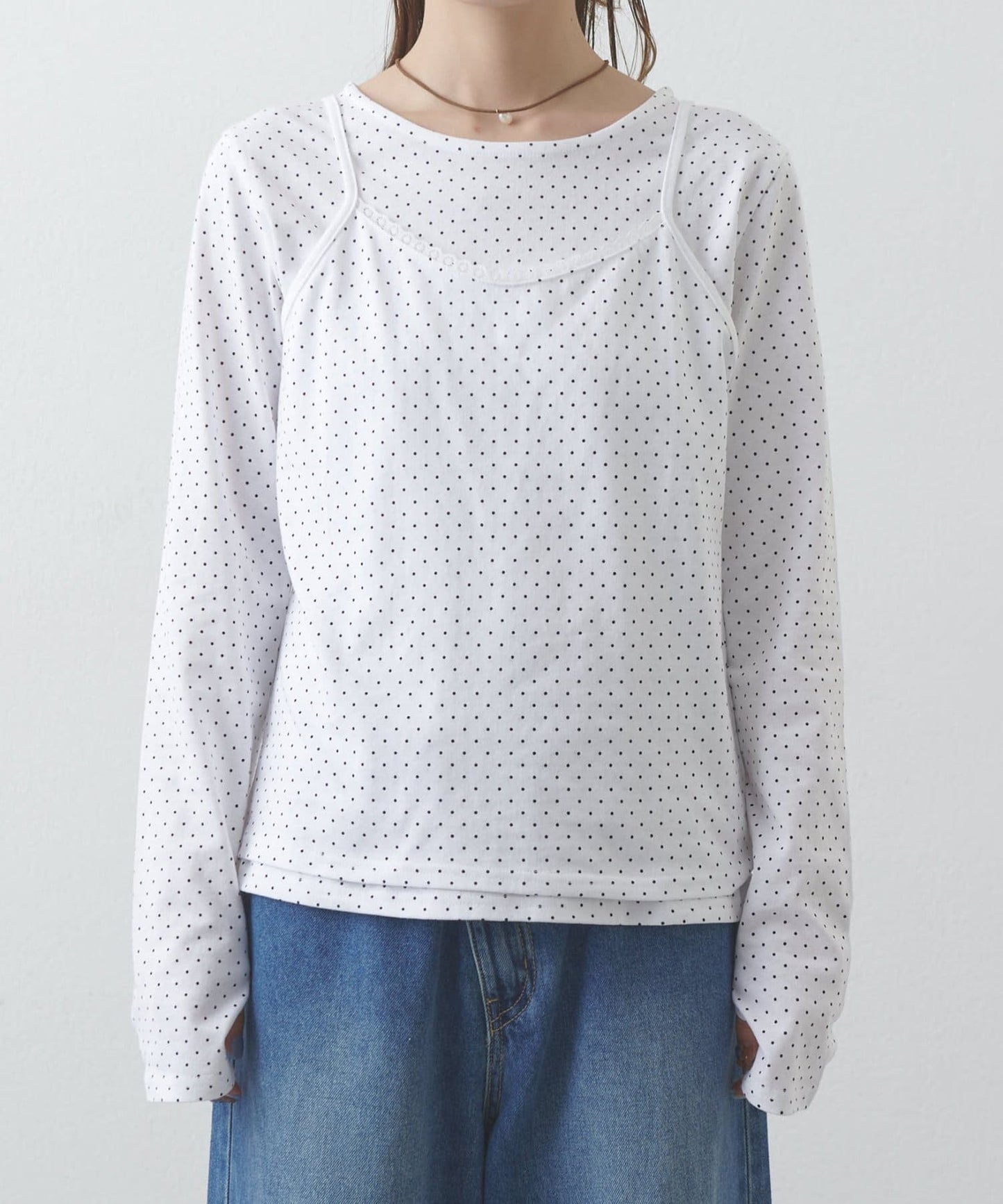 umm By Discoat 波點吊帶+長袖Tee