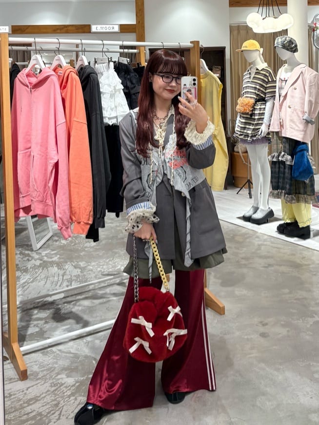 CIAOPANIC Drop frill cut logo bustier