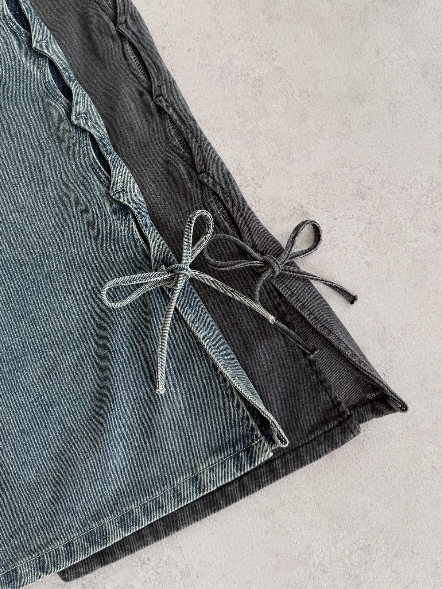 Kutir Ribbon flared denim pants