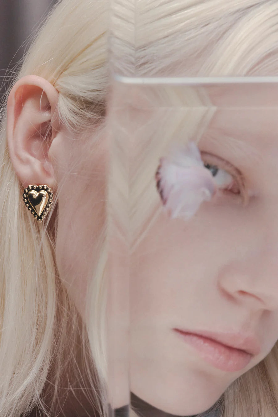 GOLDY Vintage Heart Earrings