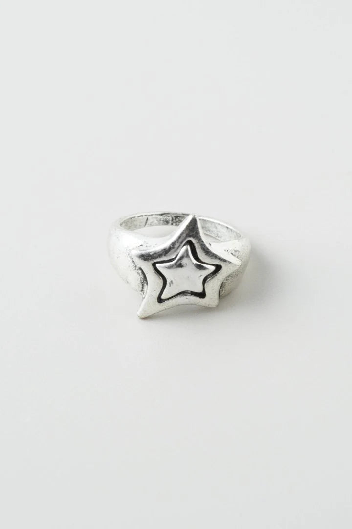 GOLDY Vintage Layered Star Ring