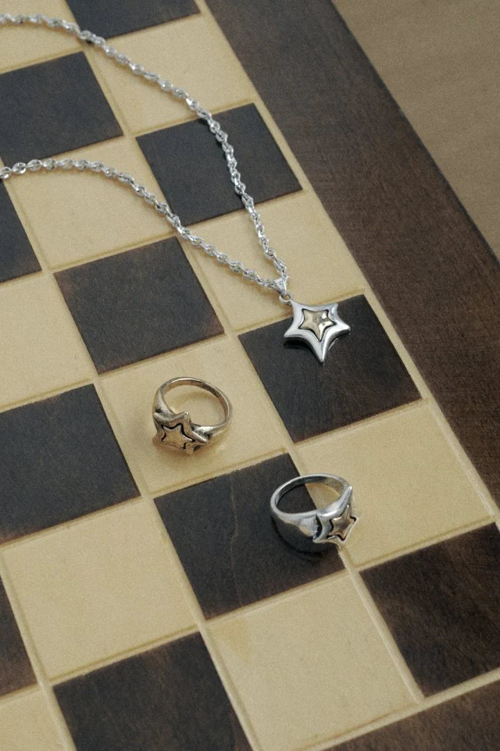 GOLDY Vintage Layered Star Ring