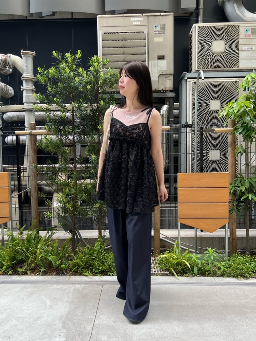 Kastane 2way 花花薄紗吊帶背心