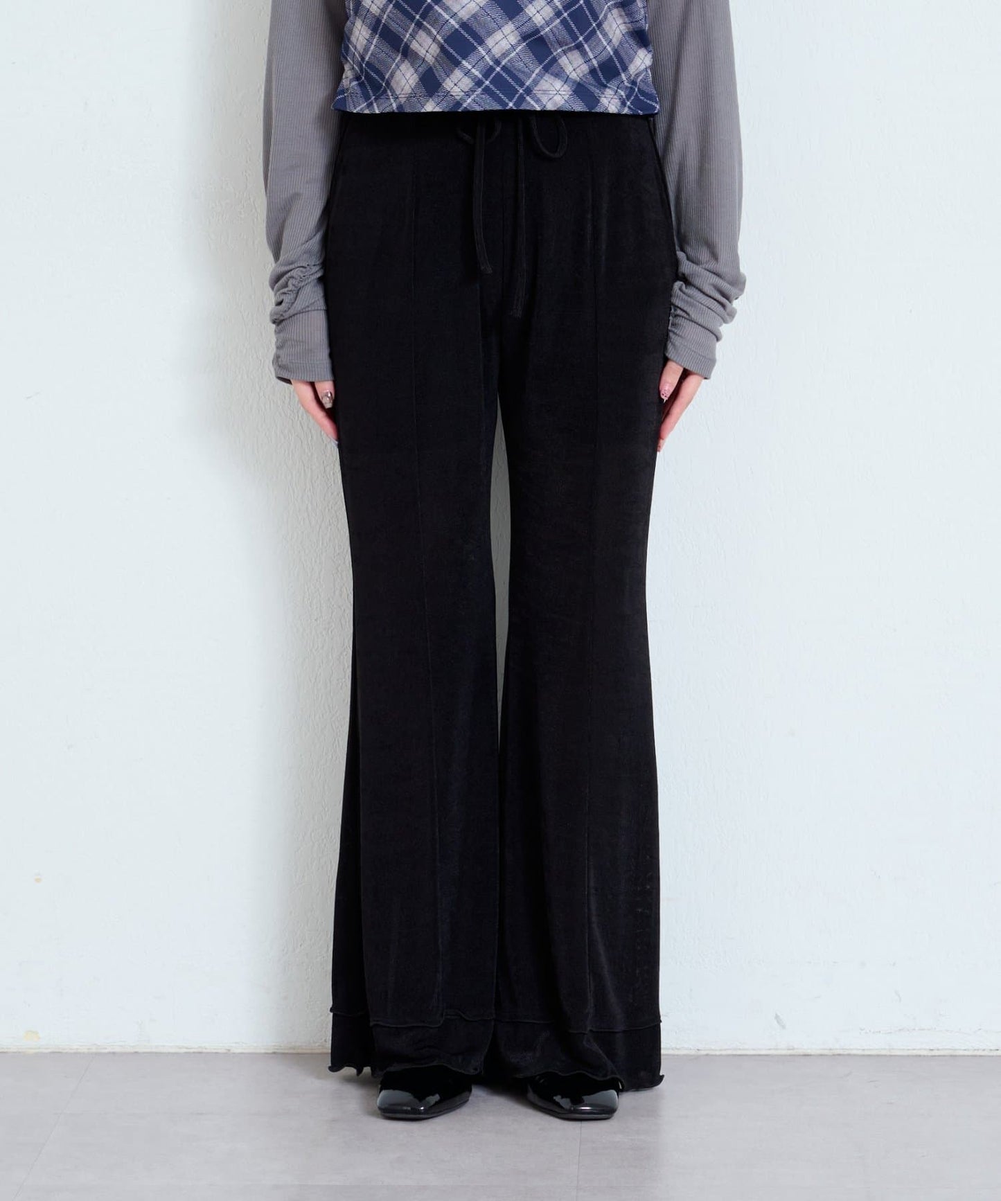 Kastane Ruffle邊喇叭褲