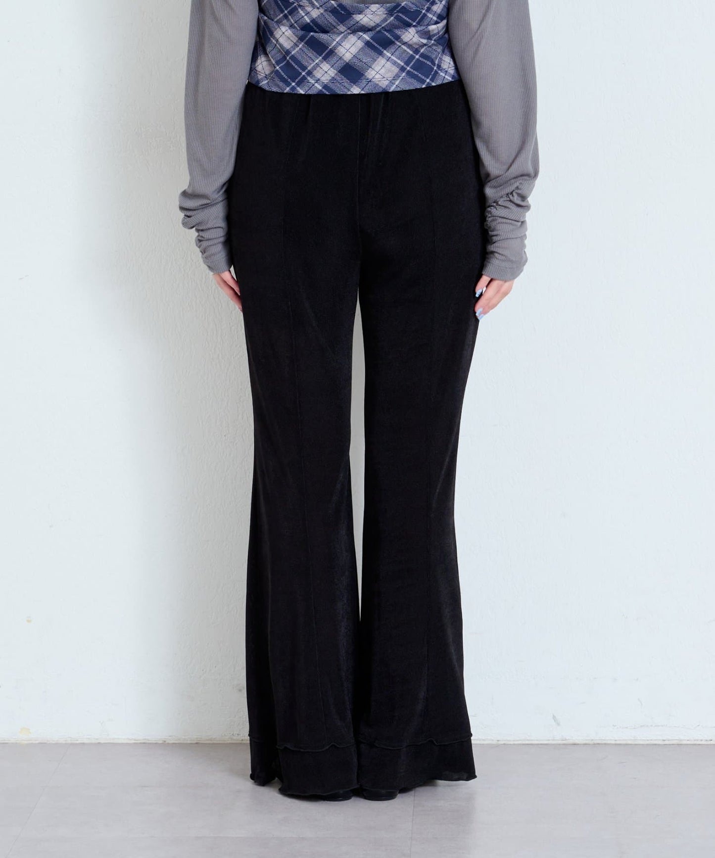 Kastane Ruffle邊喇叭褲