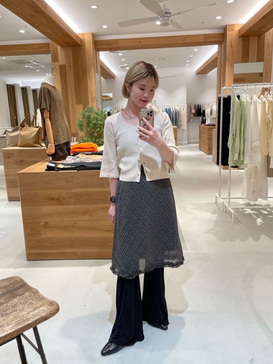 Kastane Ruffle邊喇叭褲