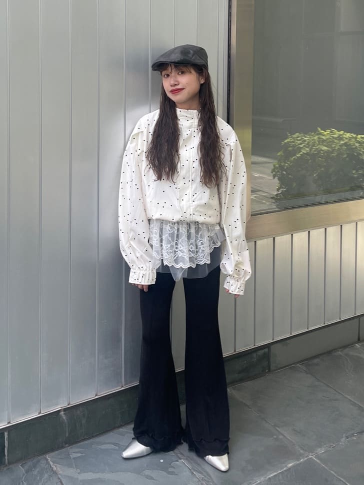 Kastane Ruffle邊喇叭褲