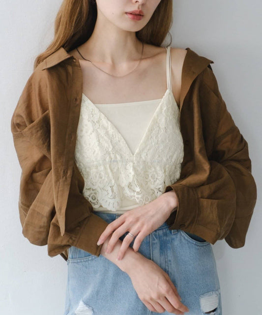 Kastane lace cami bustier