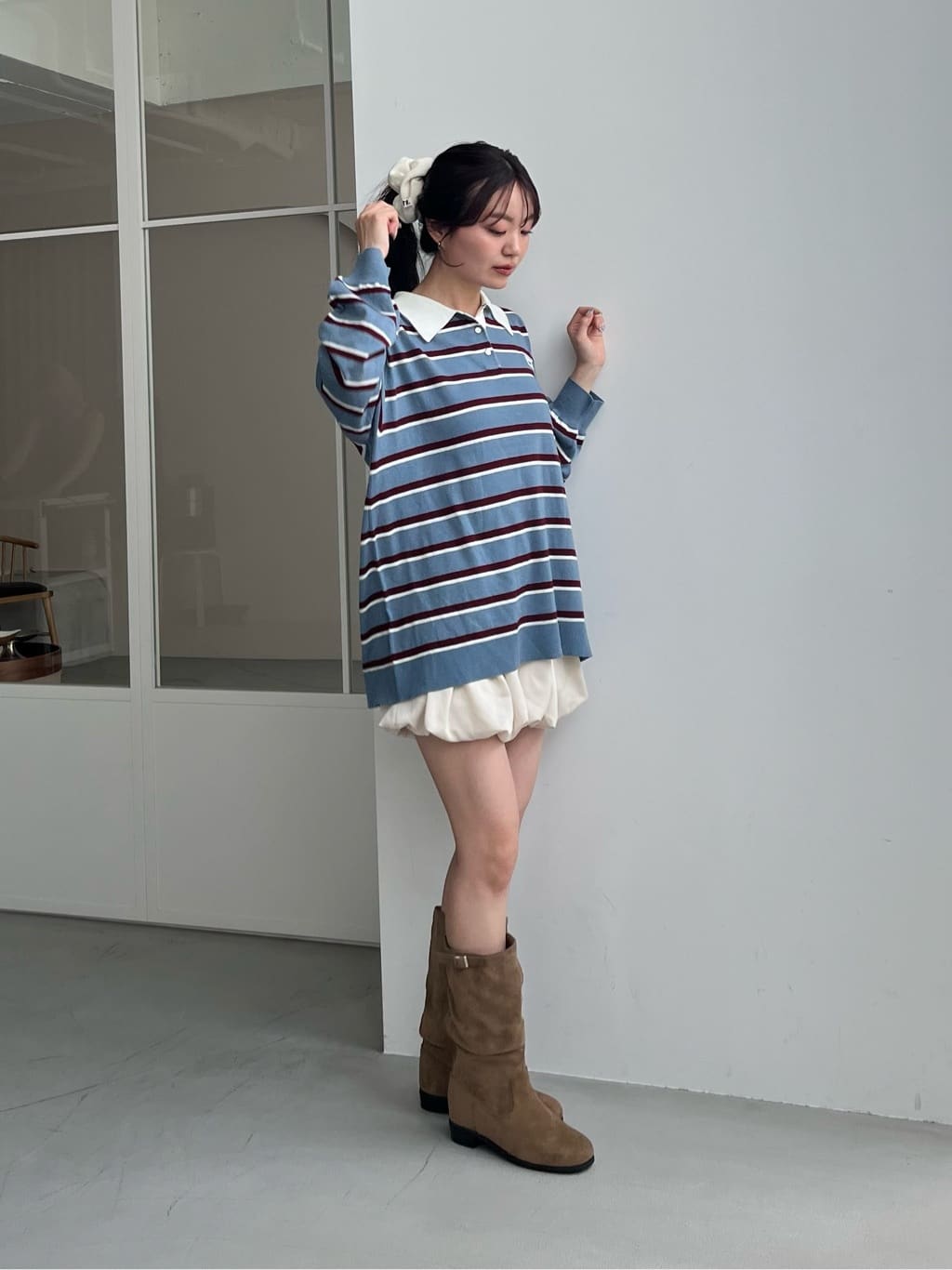 Kastane Border lager polo knit