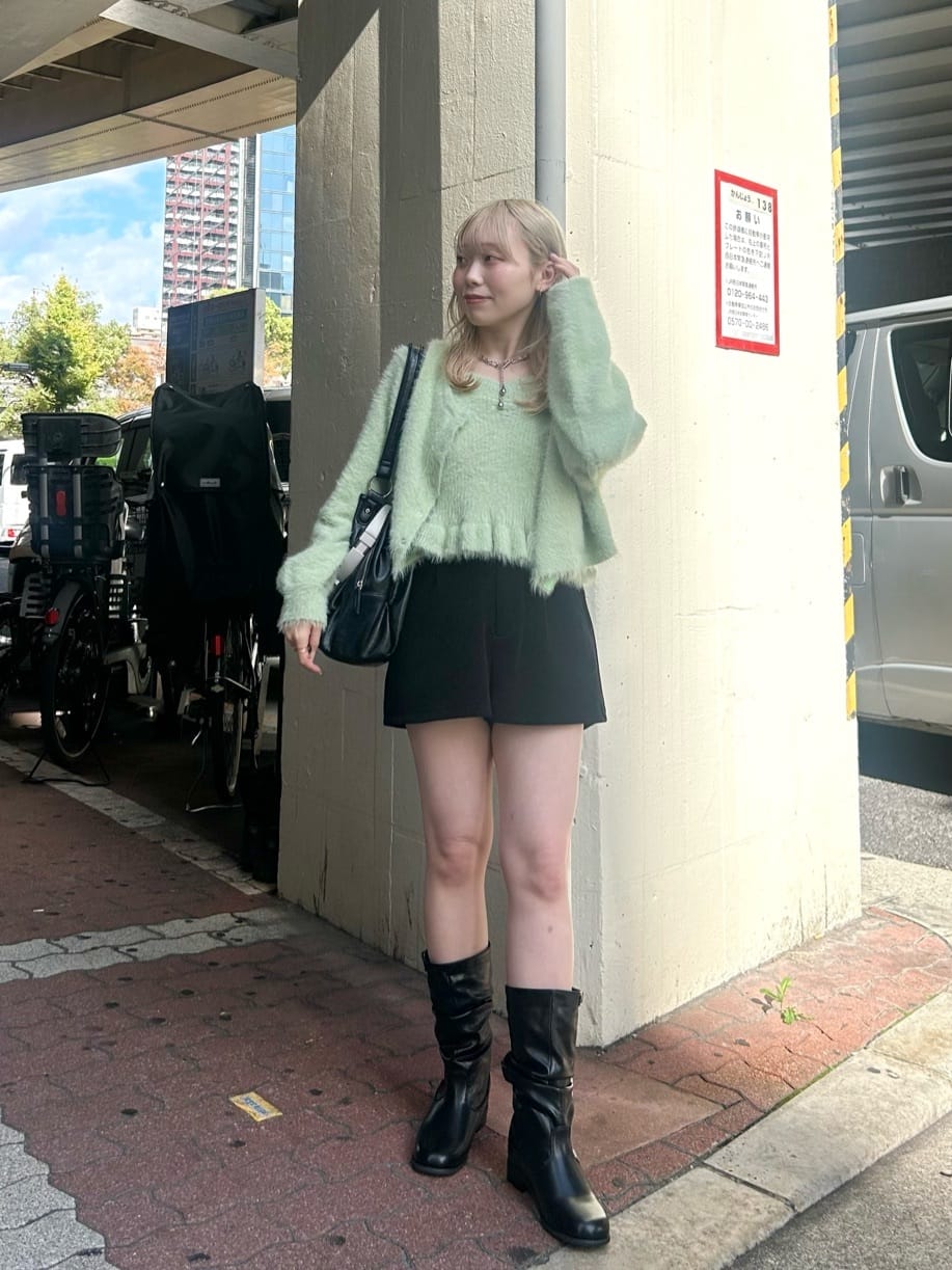 Kastane Feather knit ensemble SET