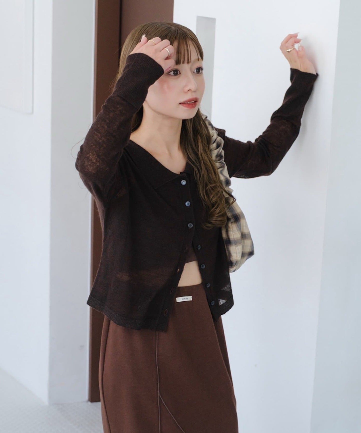 Kastane mohair 針織bustier SET