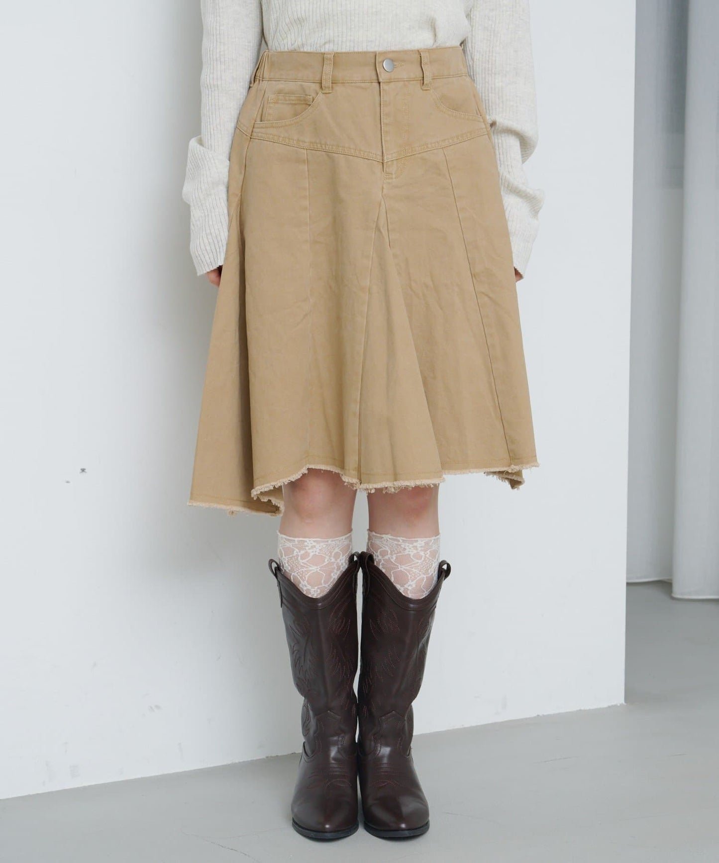 Kastane 不規則中長裙