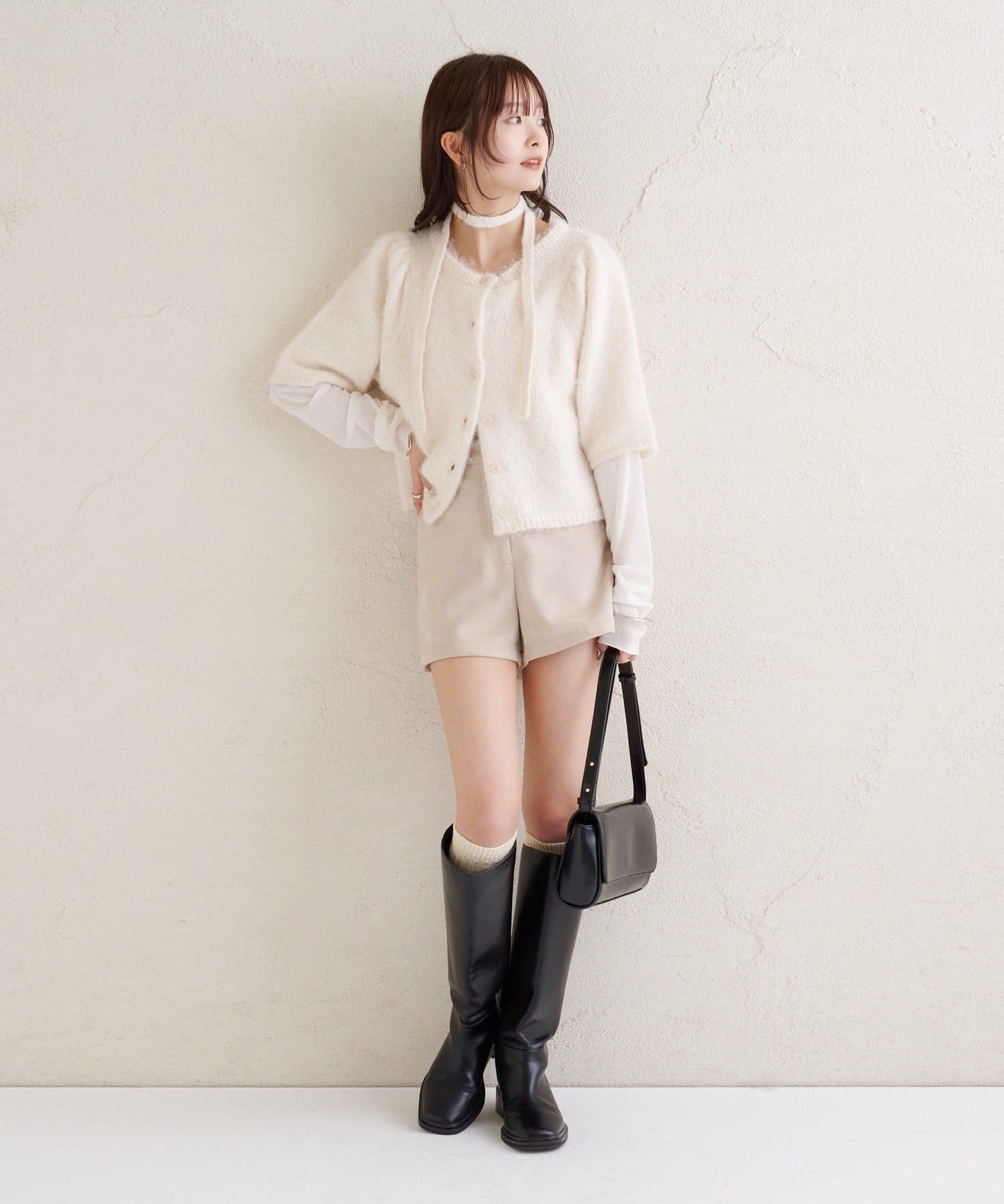 mystic 仿麂皮短褲