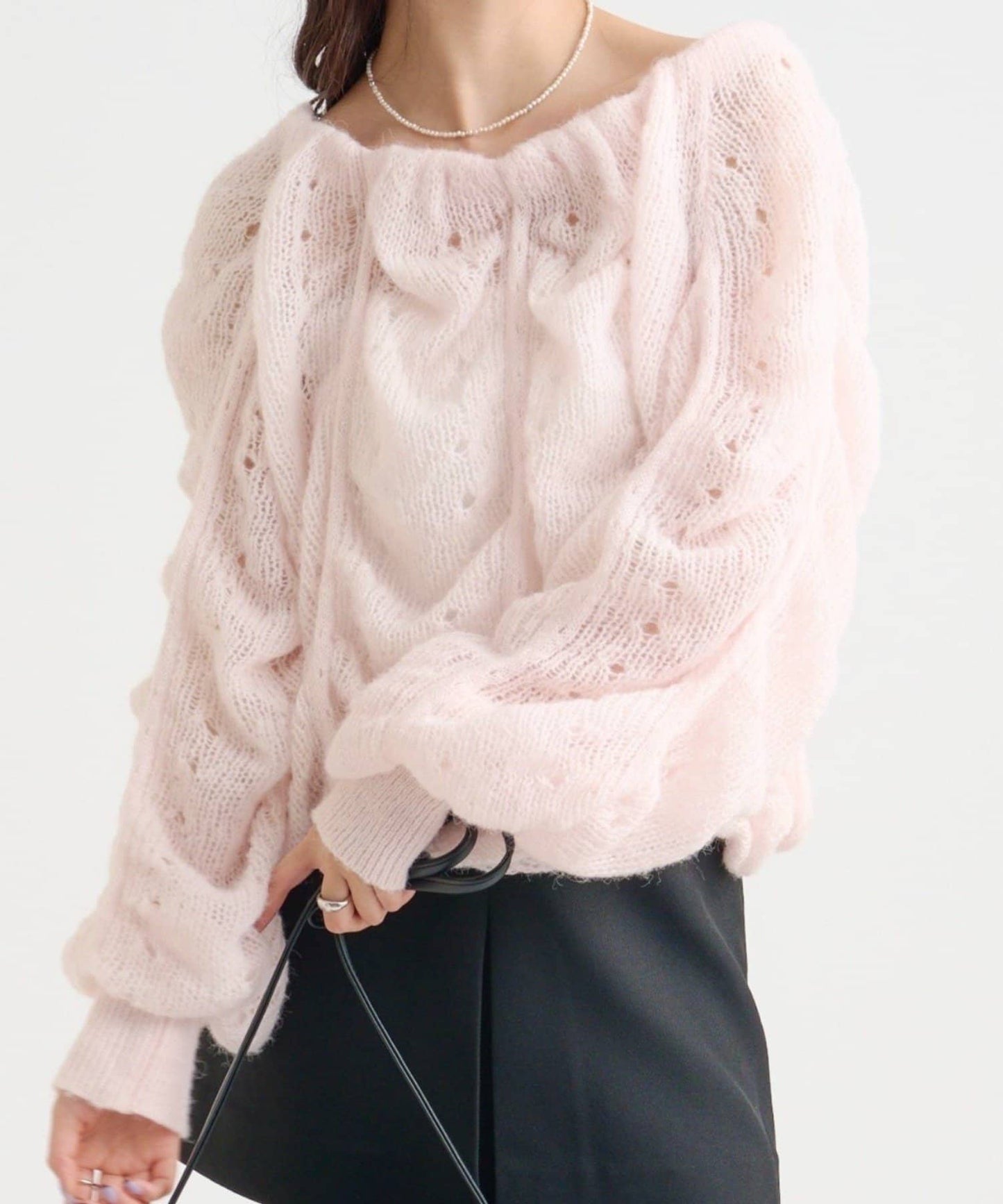 mystic Wave sheer whip knit