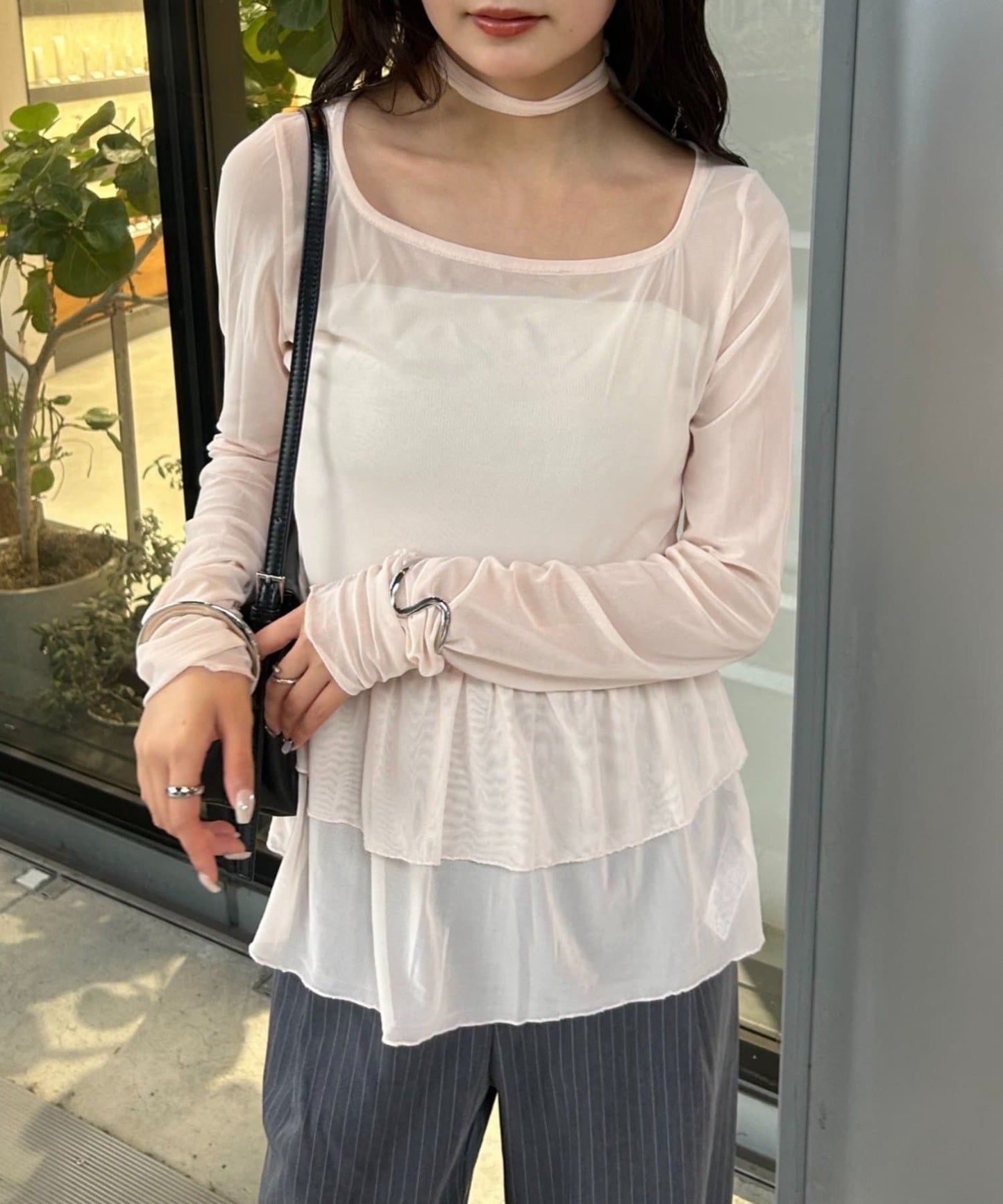 mystic Dot tiered pullover