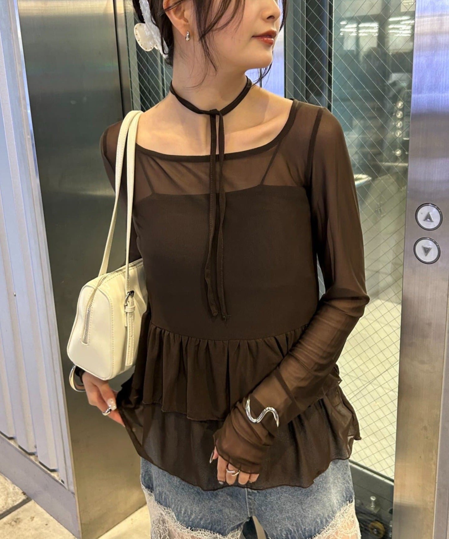 mystic Dot tiered pullover