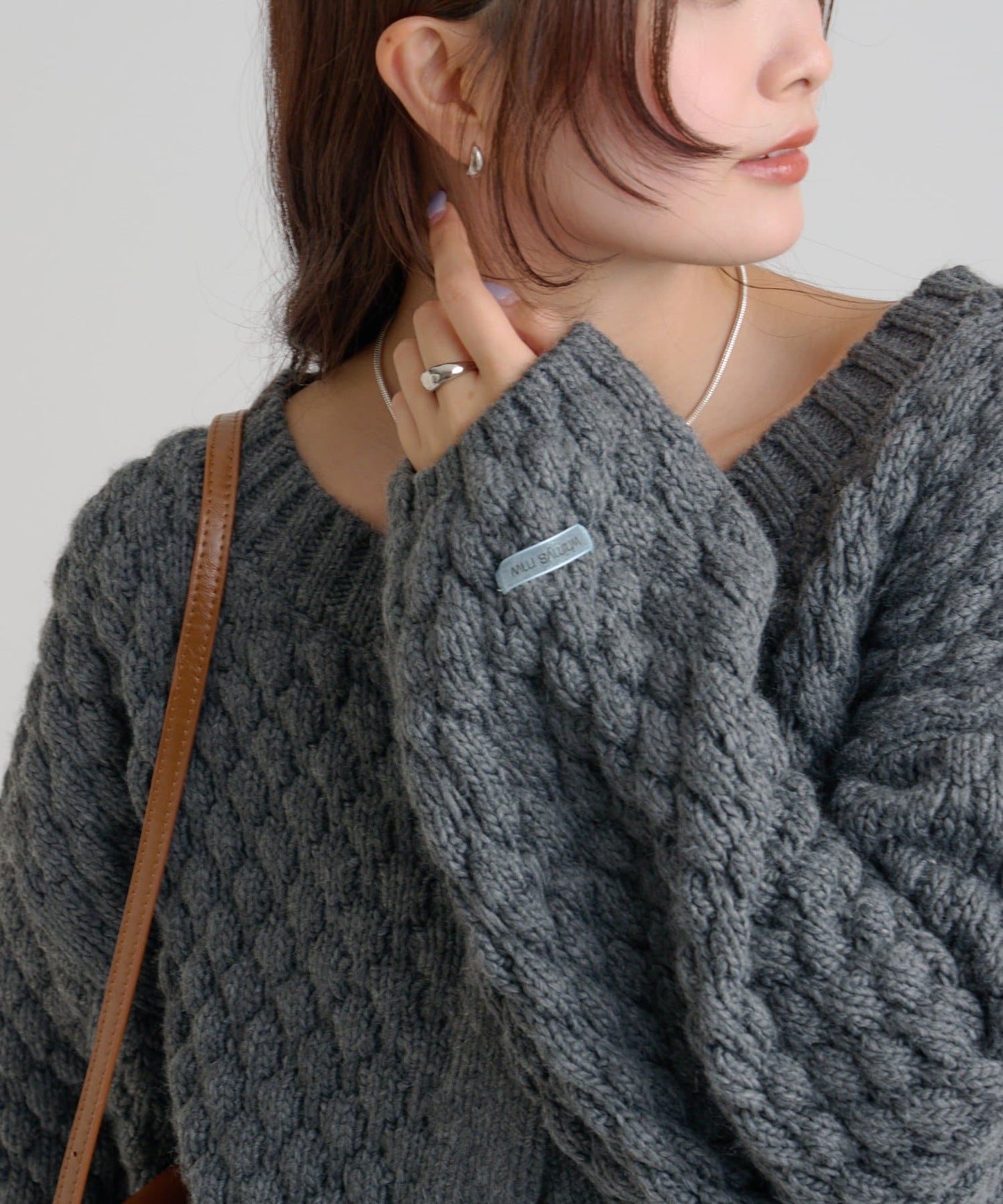 mystic Pokopoko knit cardigan