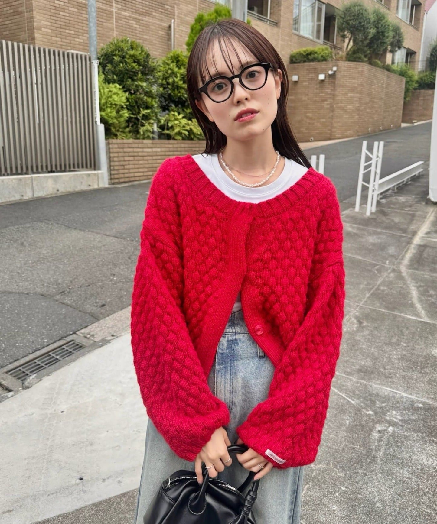 mystic Pokopoko knit cardigan