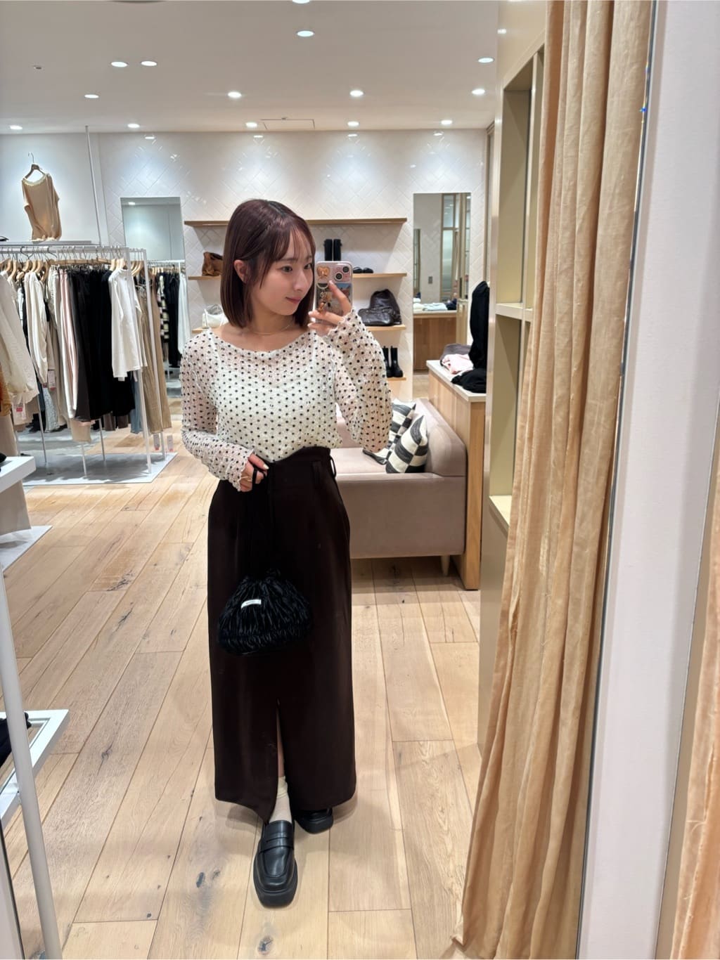 mystic 波點 lace Top