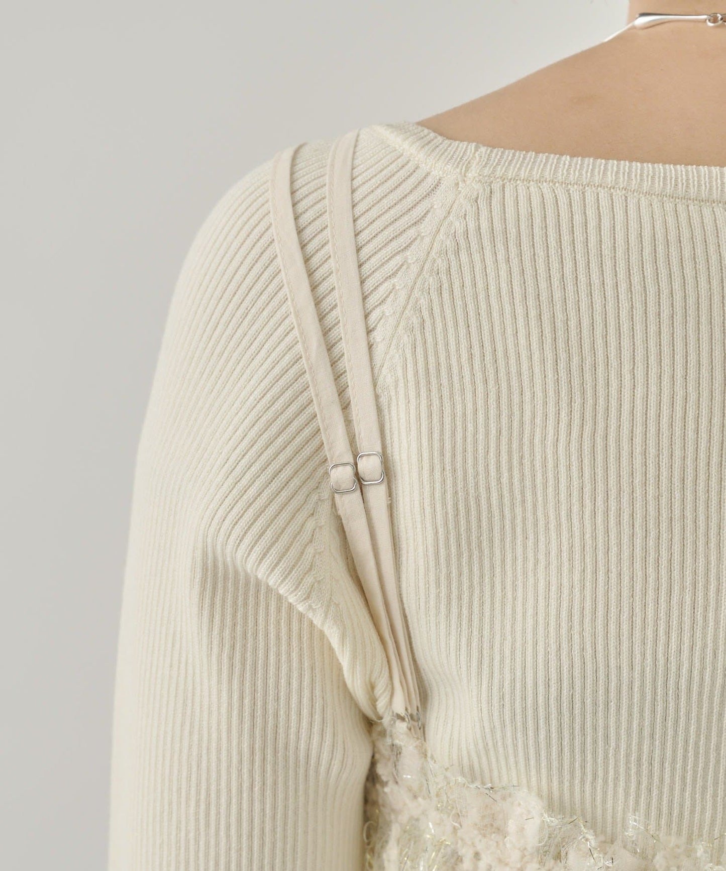 mystic Shiny tweed cami tunic