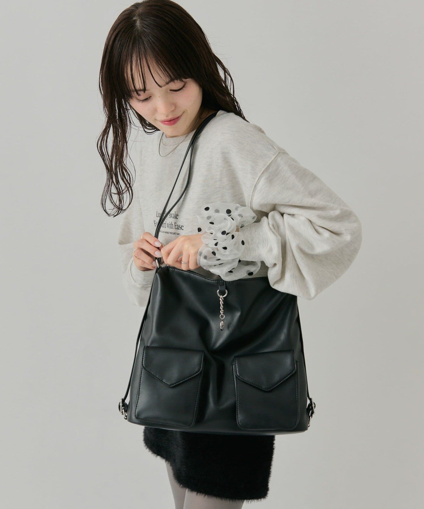 mystic lily charm 3way BAG