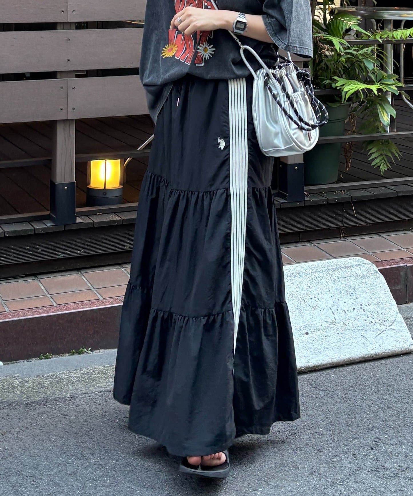 CPCM x U.S. POLO ASSN. Tiered skirt