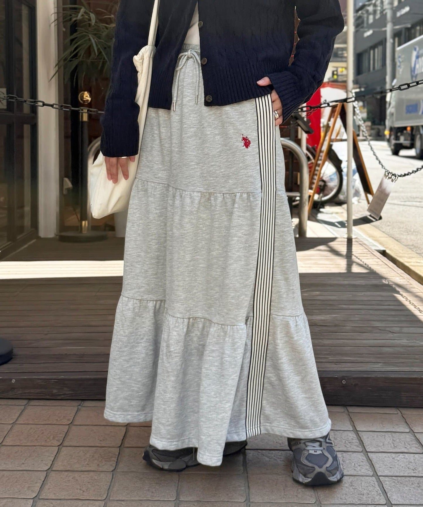 CPCM x U.S. POLO ASSN. Tiered skirt