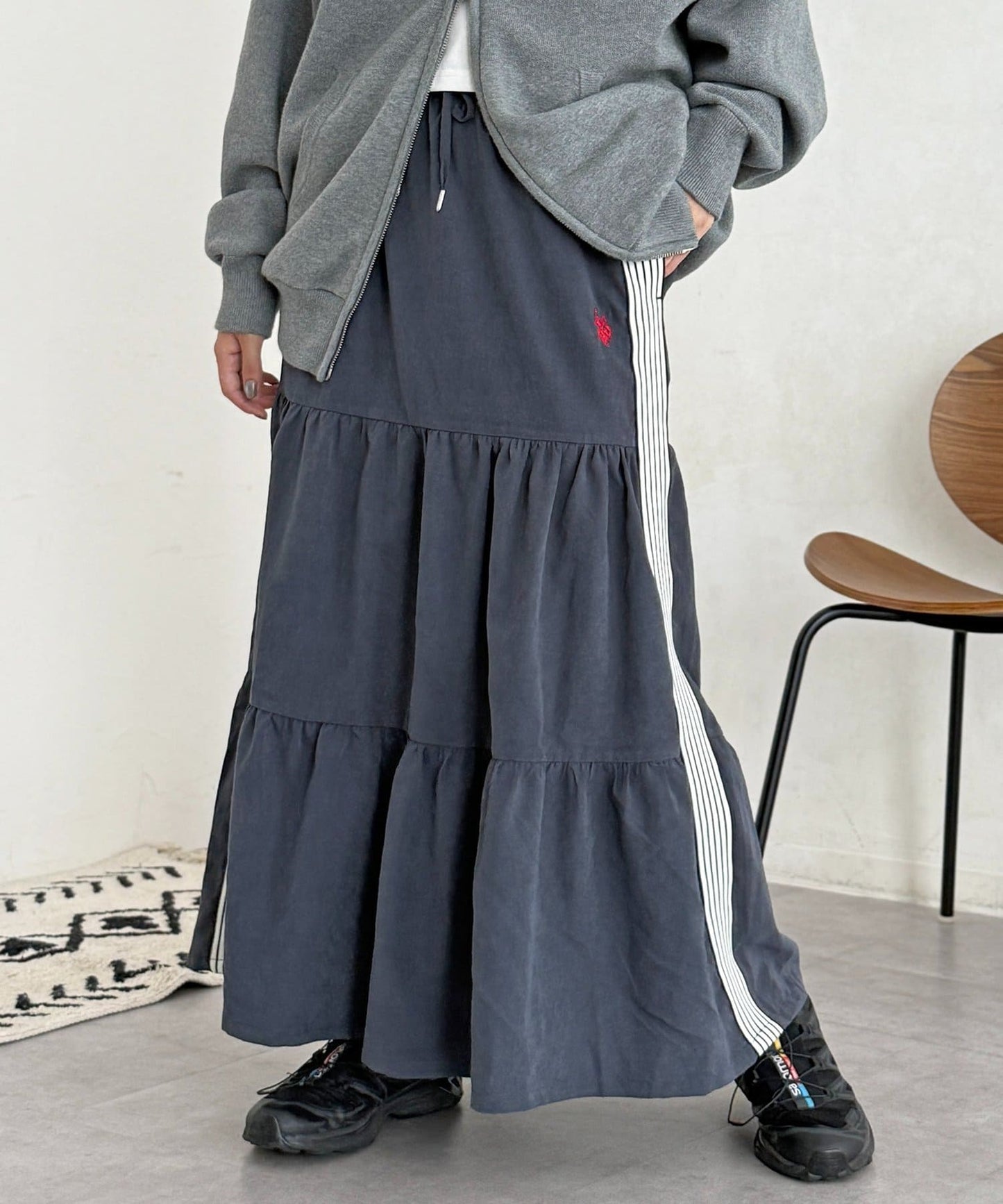 CPCM x U.S. POLO ASSN. Tiered skirt