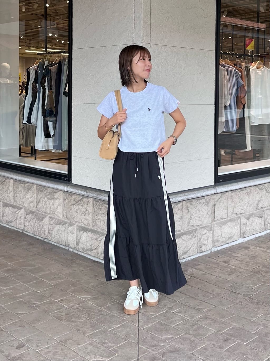 CPCM x U.S. POLO ASSN. Tiered skirt