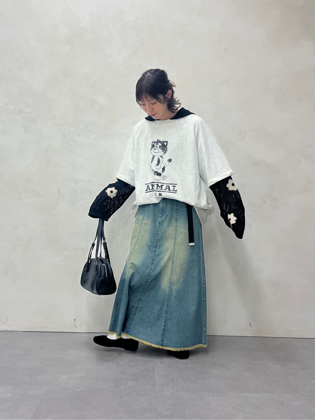 CPCM 2way 花花洞洞Ribbon Top