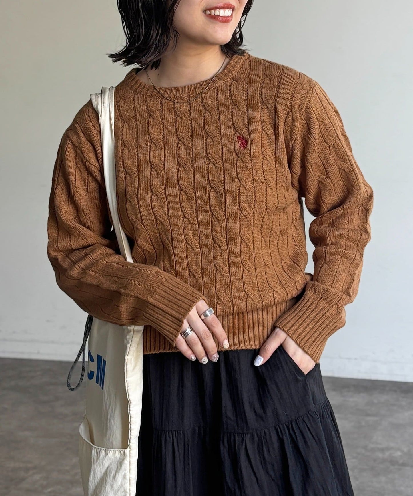 CPCM x U.S. POLO ASSN. Cable knit