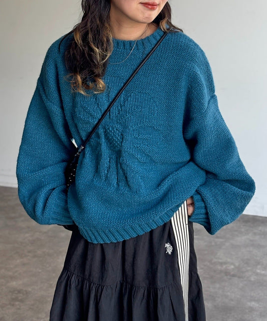 CPCM flower knit